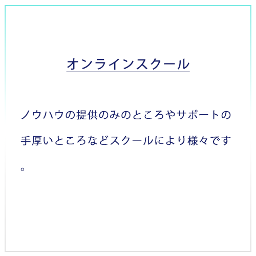 オンラインスクール独立サポート