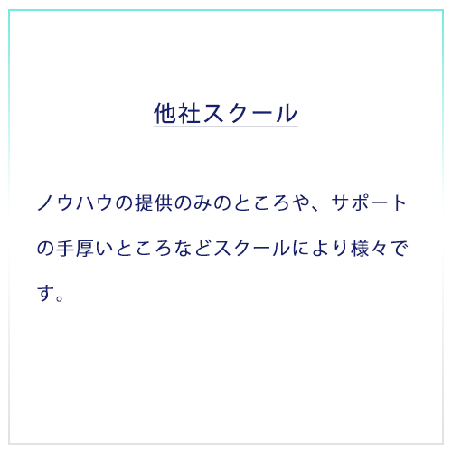 他社スクール独立サポート